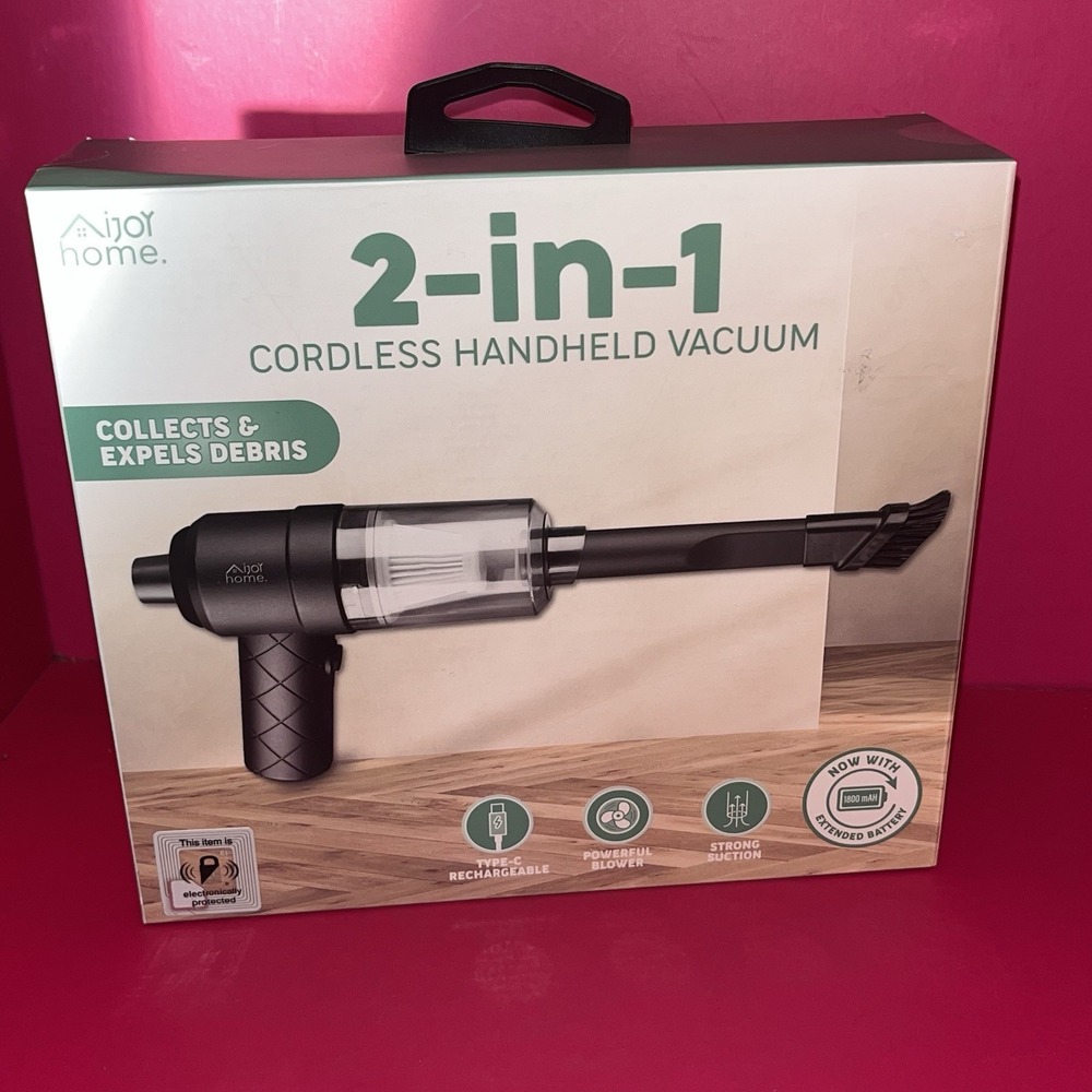 IJoy Home‎ 2-In-1 Portable Cordless Handheld Rechargeable Vacuum